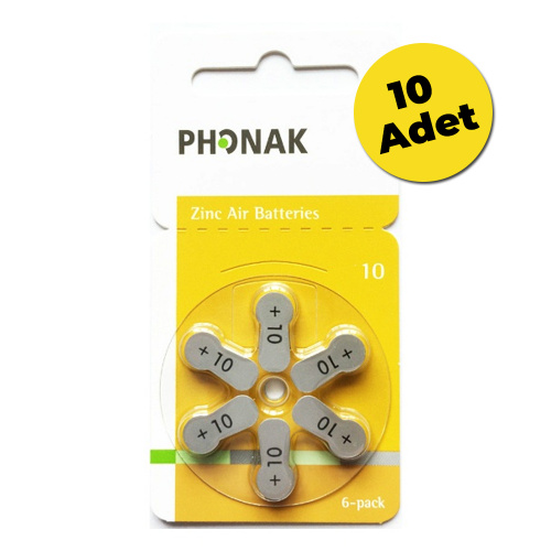 PHONAK Battery 10 PowerOne PHONAK Battery 10 PowerOne