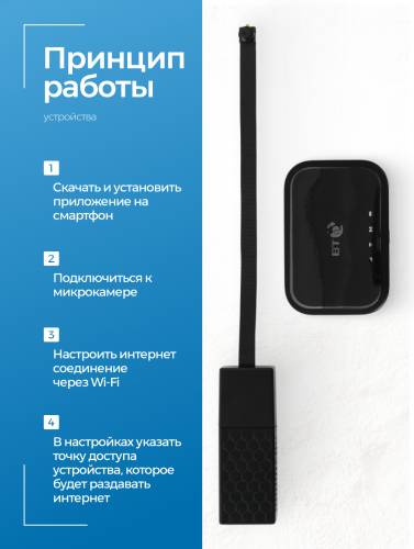 Камера Mini + роутер + наушник Micro + Stereo ULTRA+ фото 18